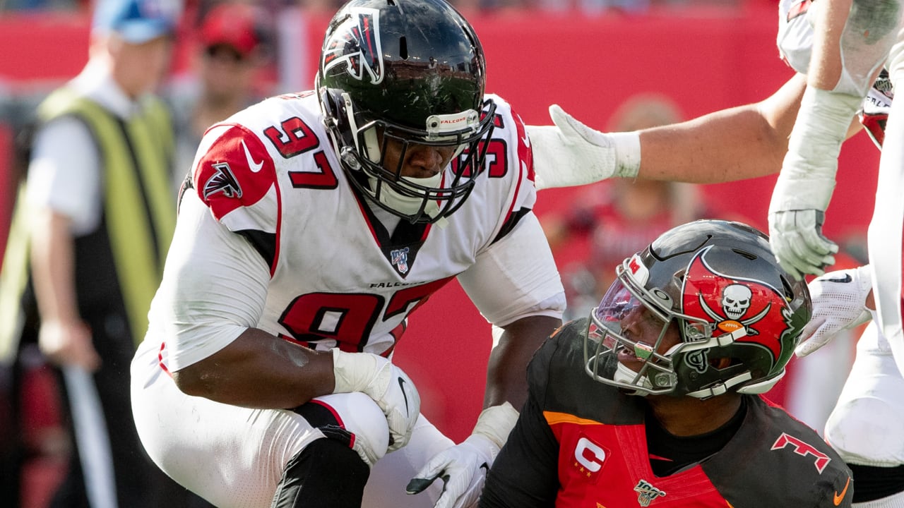 Sideline Access: Grady Jarrett with the big-time sack