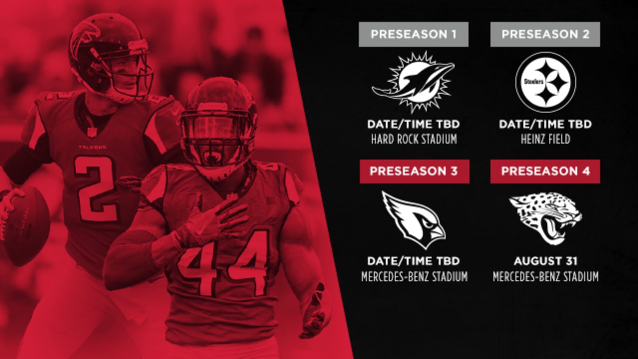 Falcons’ 2017 Preseason Schedule Released