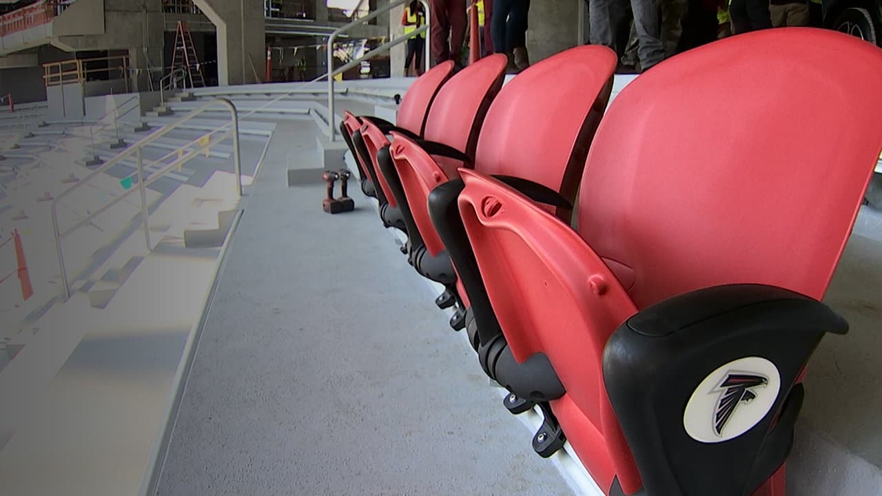 Watch the incredible transformation at Mercedes-Benz Stadium after