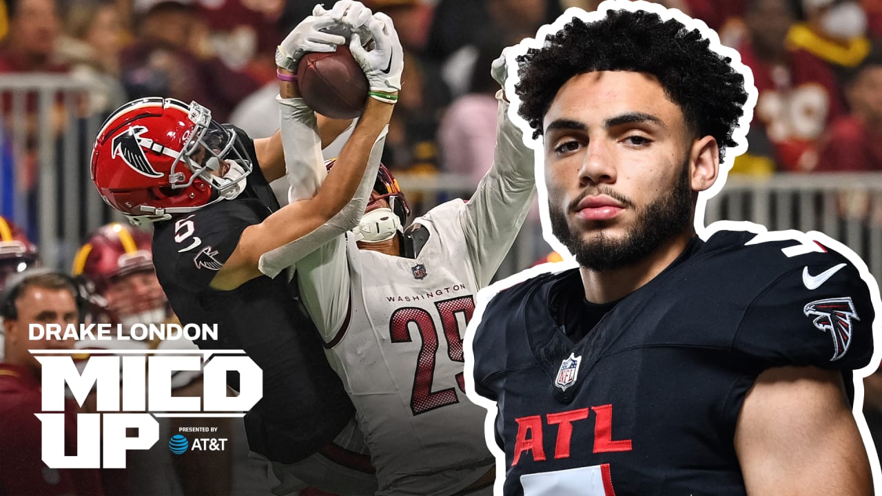 Drake London Mic'd Up in careerhigh game