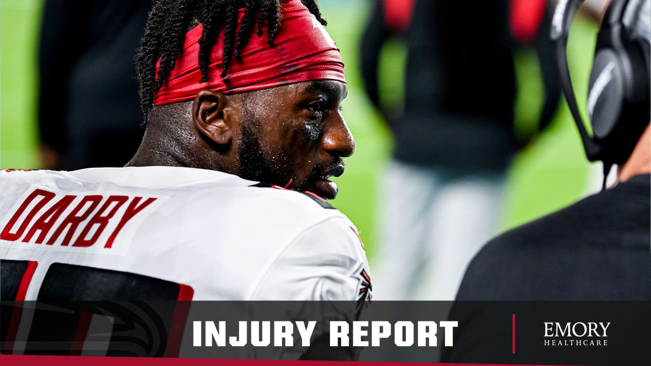 Falcons injury report: WR Frank Darby OUT vs. Buccaneers - The Falcoholic