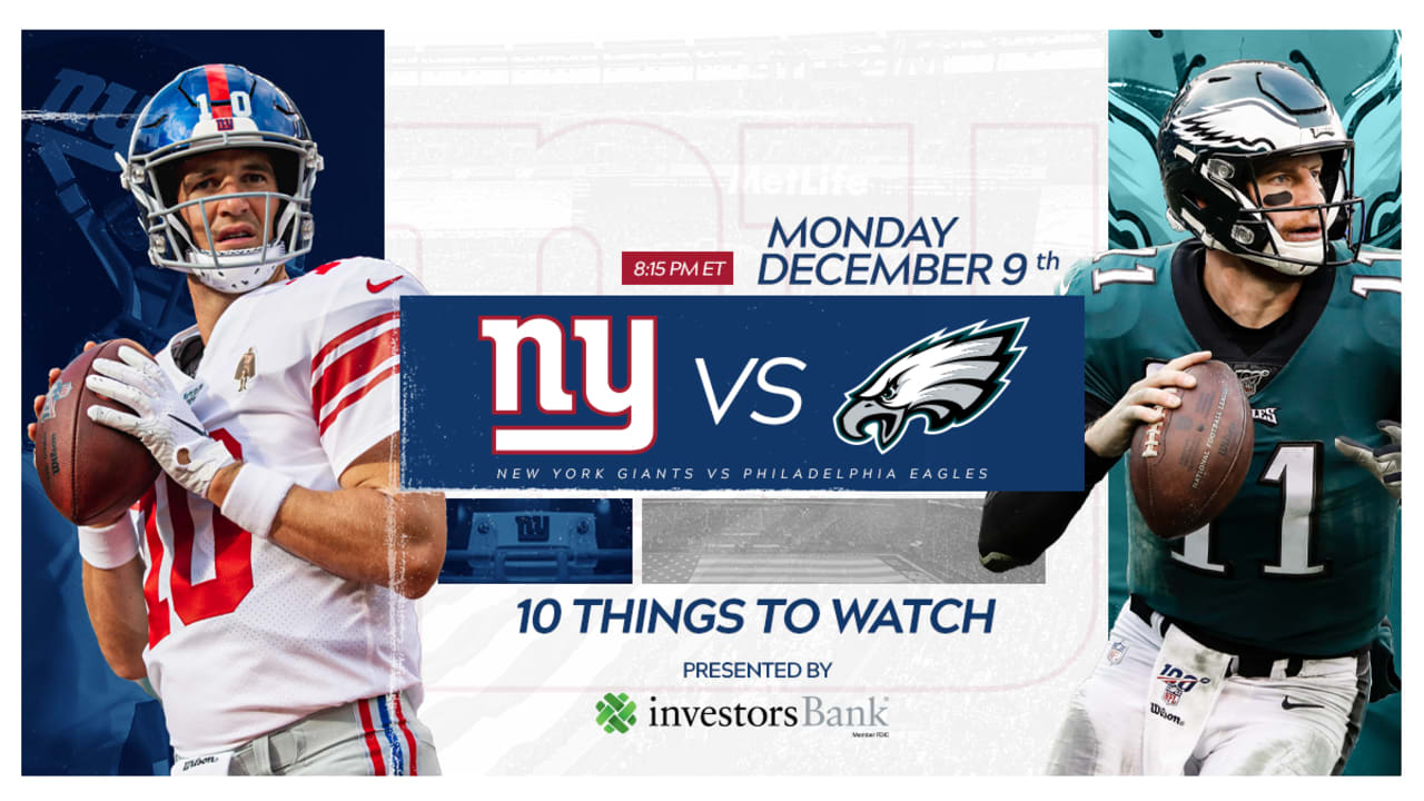 Philadelphia Eagles open as favorites for Thursday night matchup with New  York Giants 