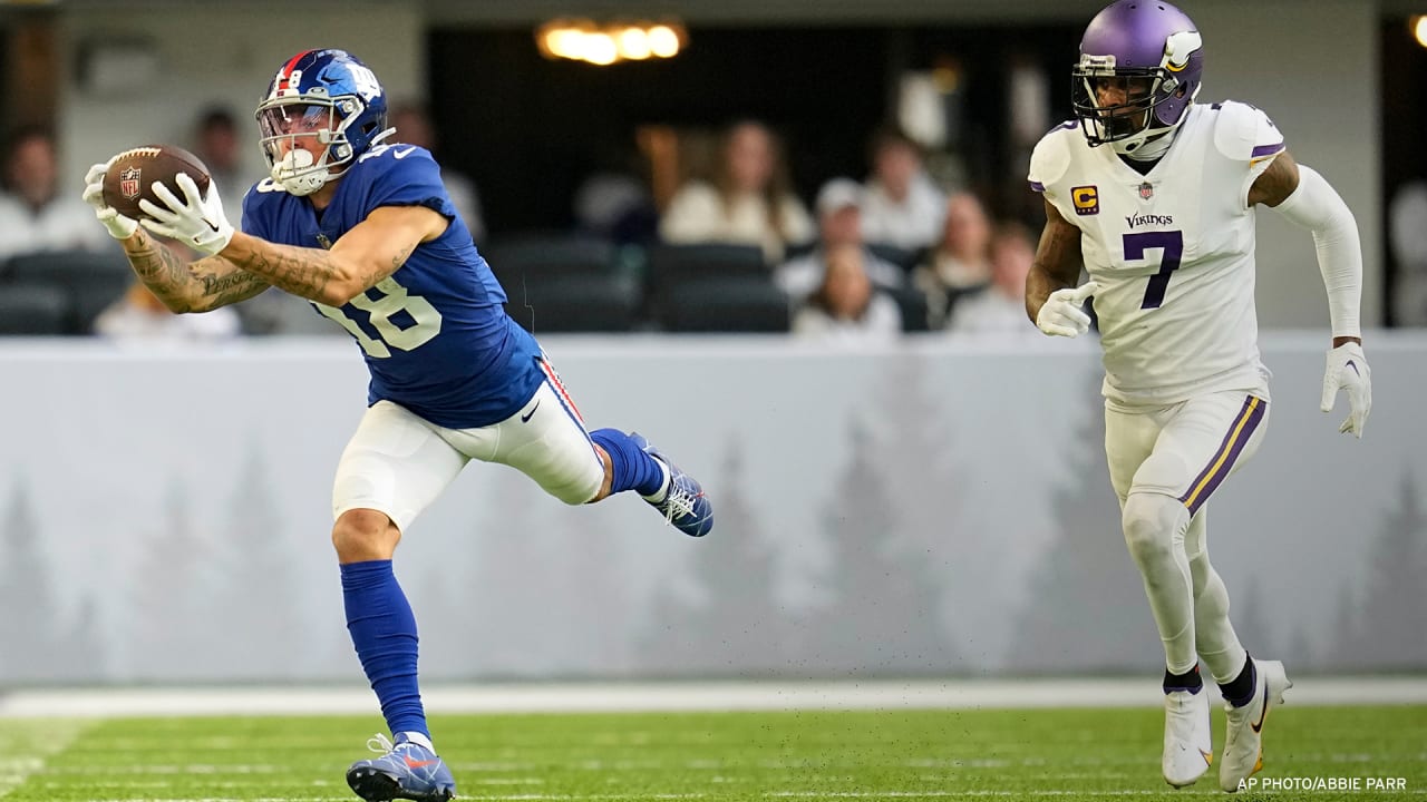 Vikings' fan rewarded with game ball after flipping off Giants' Isaiah  Hodgins