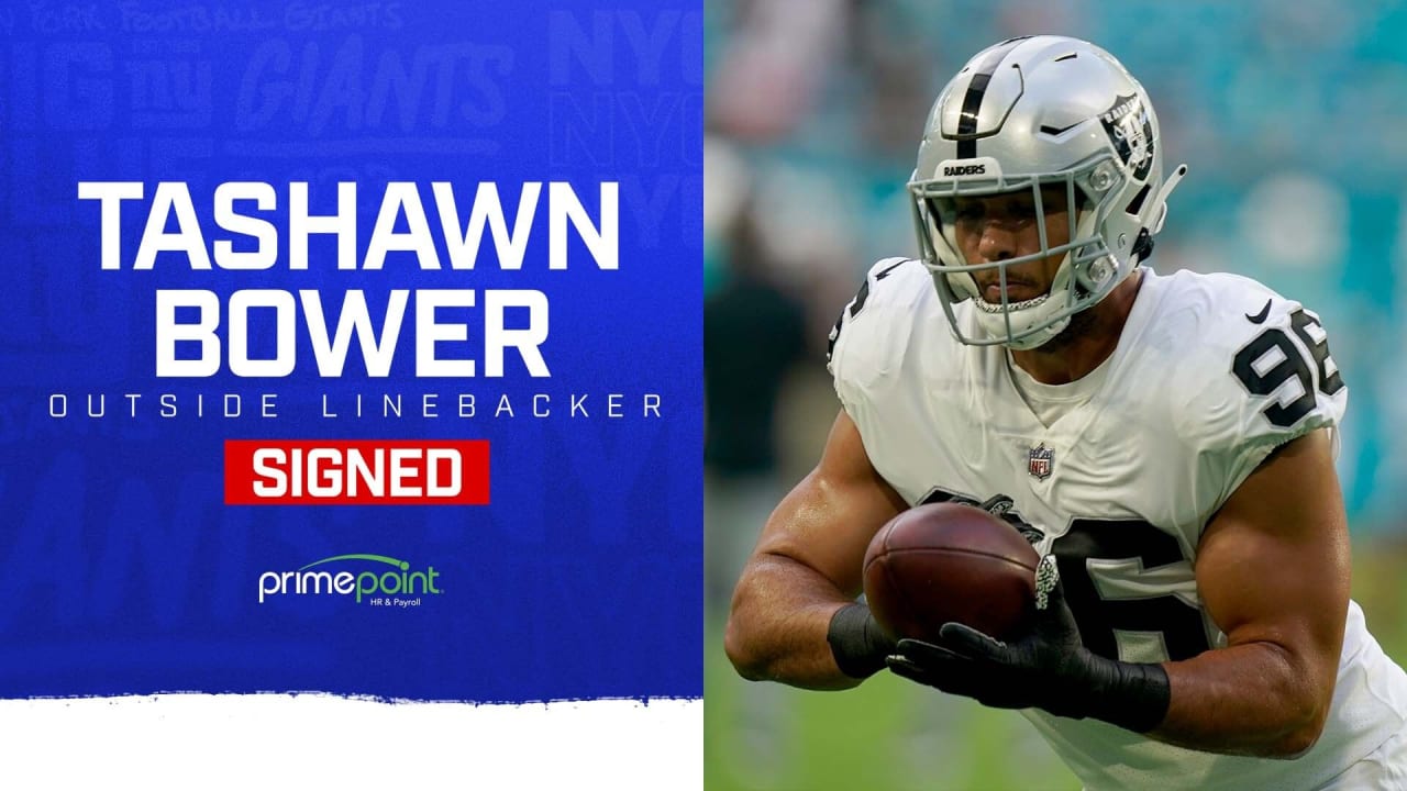 Giants Sign Tashawn Bower, Cut Elerson Smith and Trenton Thompson