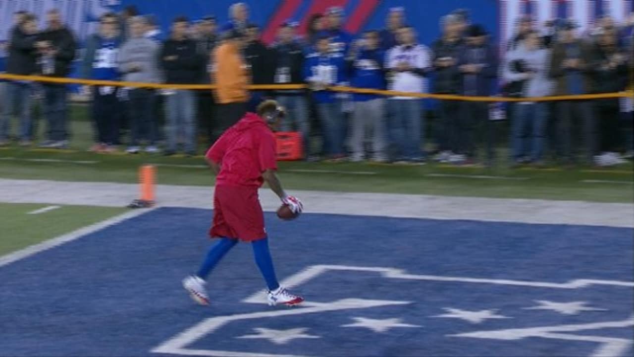 Odell Beckham dazzles early with highlight-reel catches for Giants