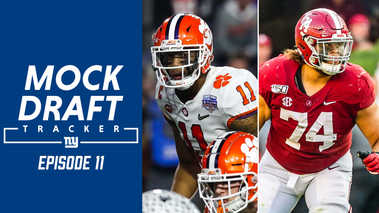 Mock Draft Tracker 9.0: WR for Giants in Round 1?