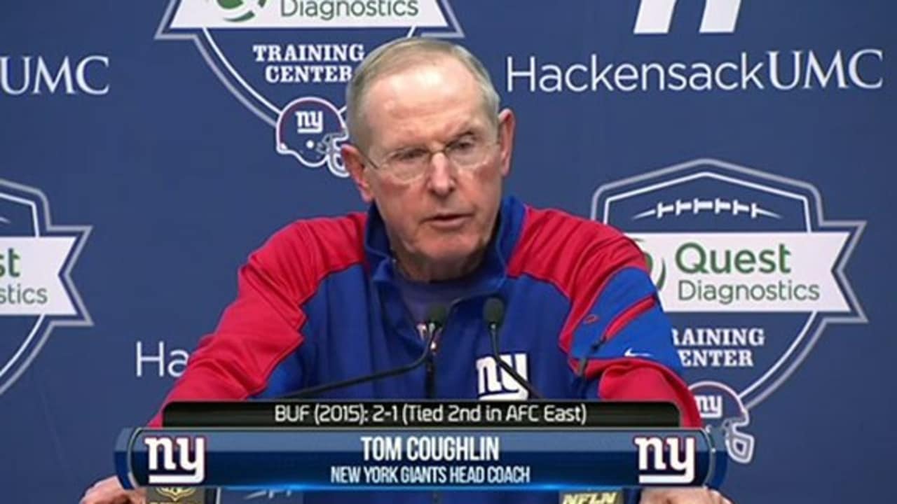 Coach Tom Coughlin on Buffalo Bills