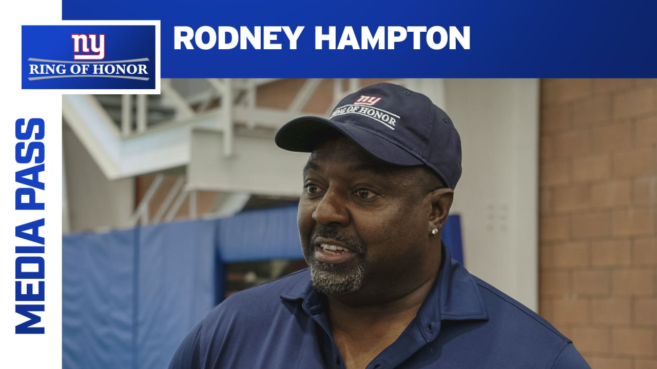 \ud83d\udcf8 Ring of Honor Class of 2022: Rodney Hampton