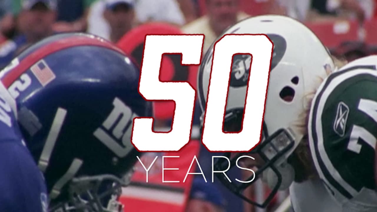 50 years of GiantsJets Rivalry