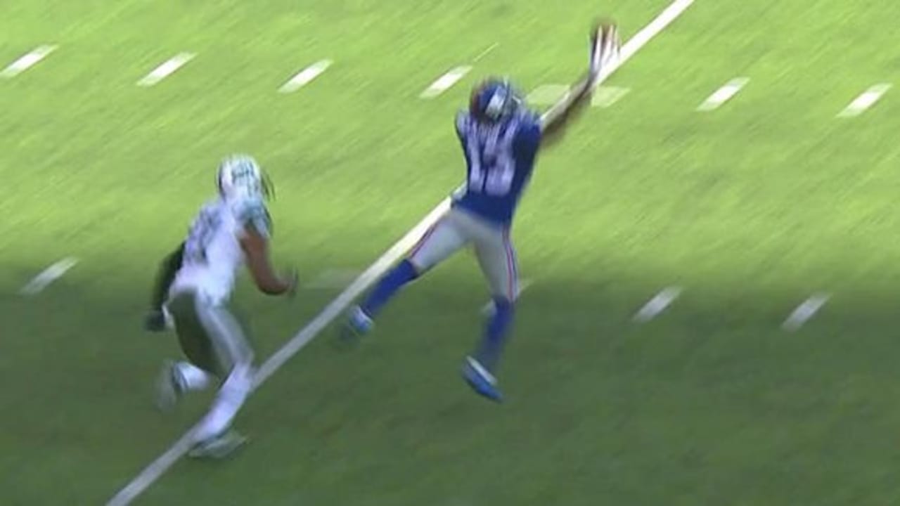 Odell Beckham Jr makes one-handed grab vs Jets at MetLife (video