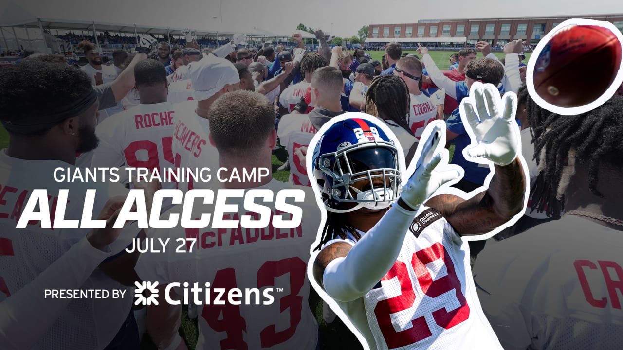 July 27, 2023 New York Giants Training Camp Report - Big Blue Interactive