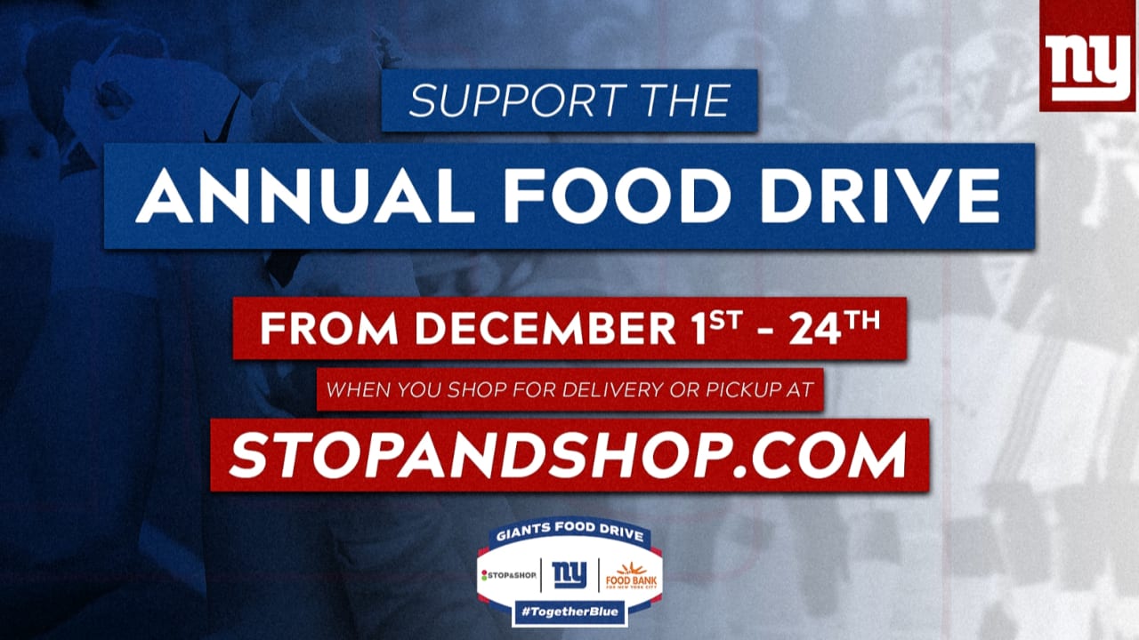 Stop & Shop and the New York Giants to Support Food Bank for New York City  - Back Sports Page