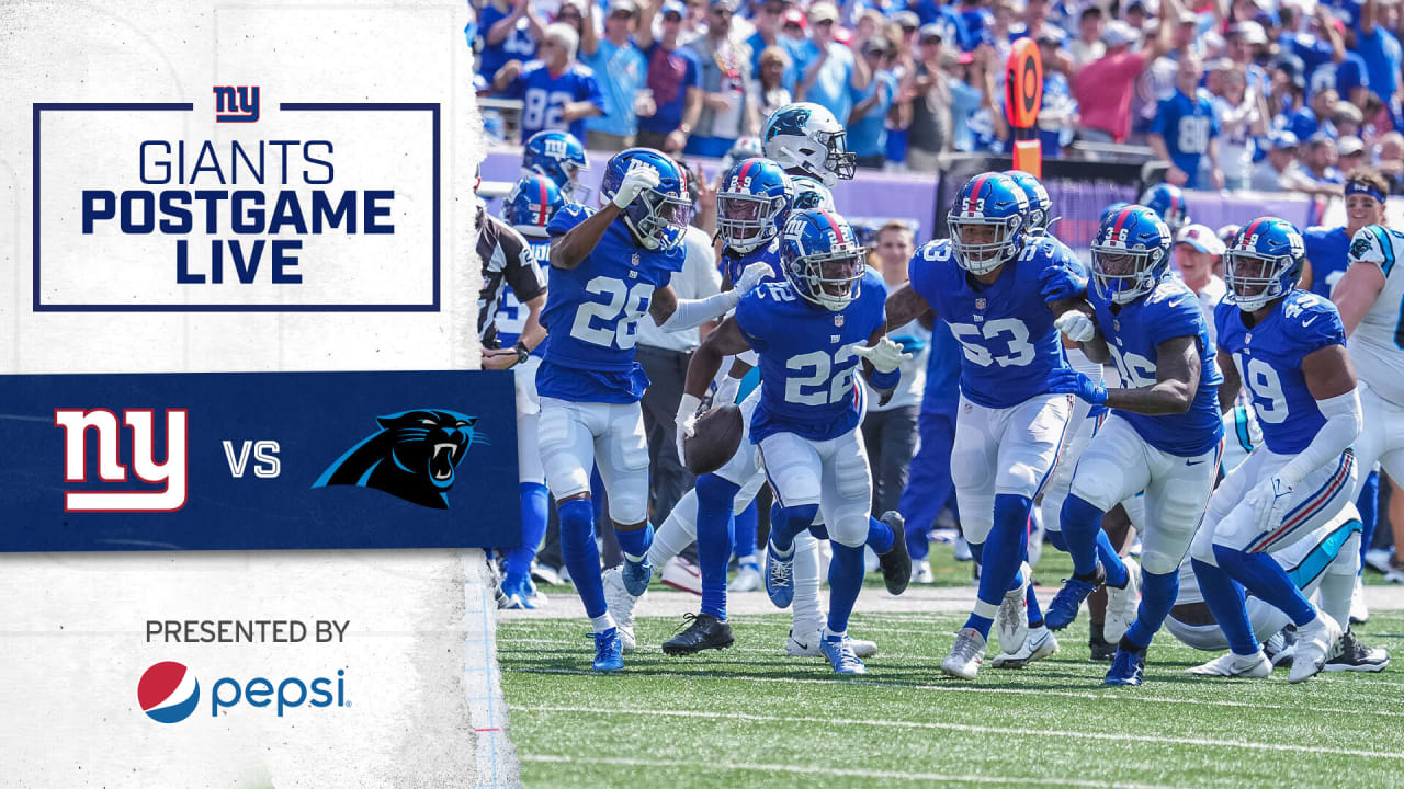 Giants Postgame Live Giants vs. Panthers Recap