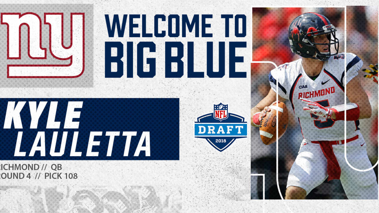 Giants draft QB Kyle Lauletta in Round 4