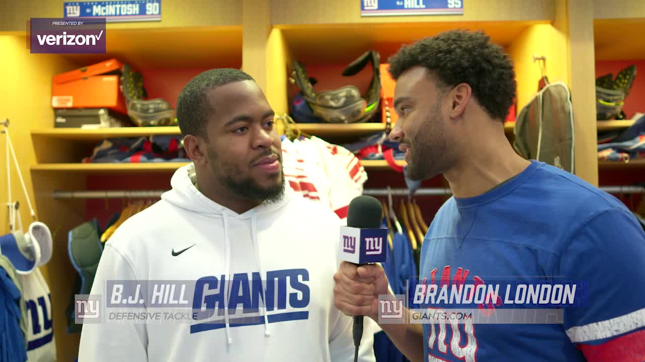 Giants Insider: B.J. Hill On Going Into His Third Season