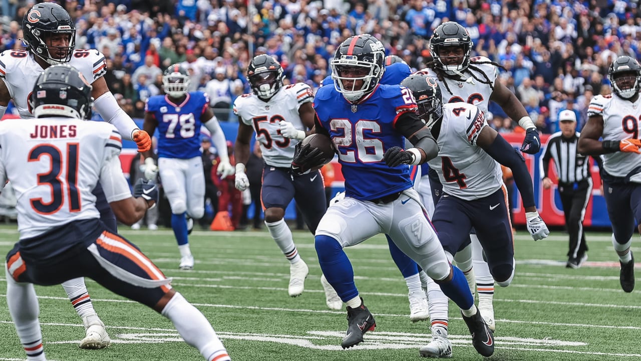 Bears' defense refocuses on tackling to stop Giants' Barkley