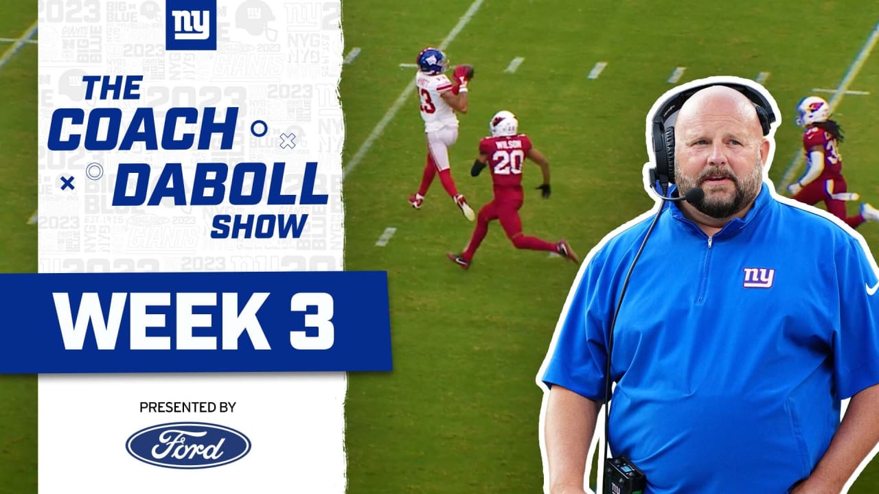 The Coach Daboll Show: Previewing Week 3 vs. 49ers