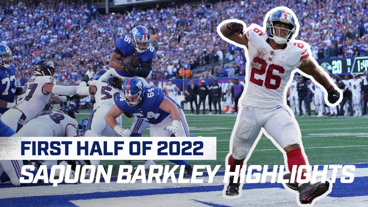 Highlights Best of Saquon Barkley's 2022 season (so far)