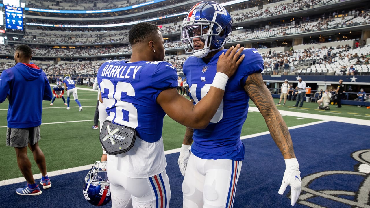 Saquon Barkley, Kadarius Toney, Sterling Shepard among injured New York  Giants - ABC7 New York