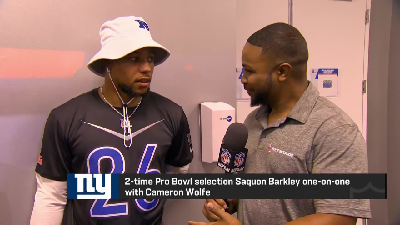 Saquon Barkley Talks 2023 Pro Bowl Games