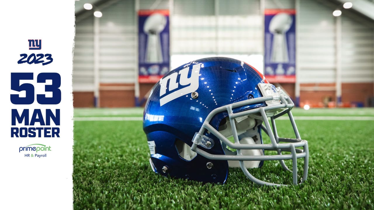 New York Giants announce 53-man roster for 2022