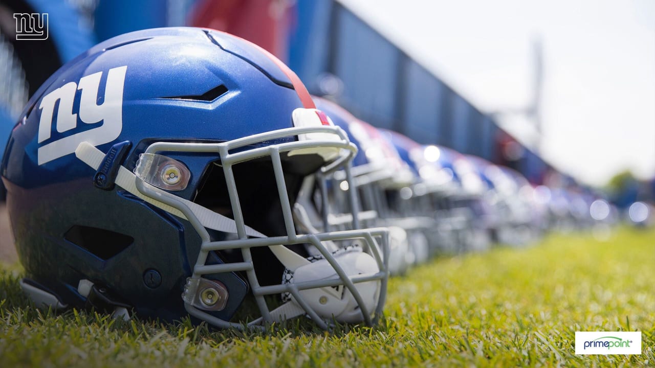 EAST RUTHERFORD, NJ - JULY 30: Ben Bredeson (68) New York Giants guard  during training camp on