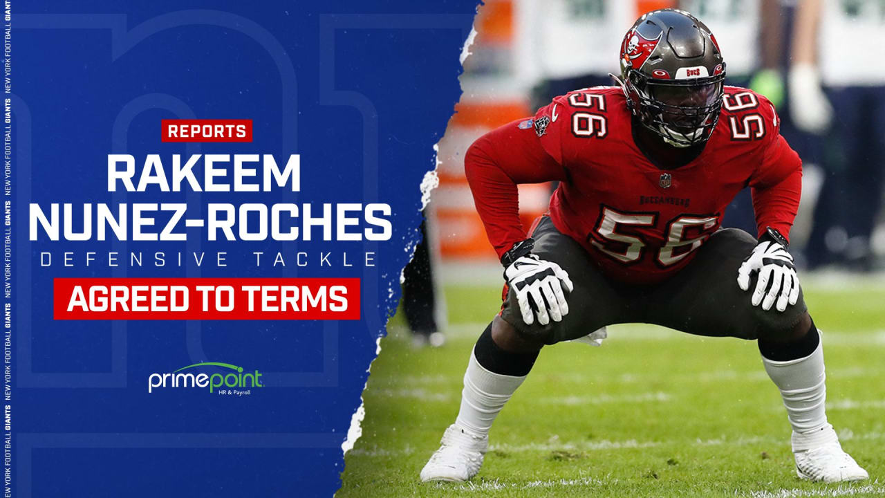 Rakeem Nunez-Roches - New York Giants Defensive Tackle - ESPN