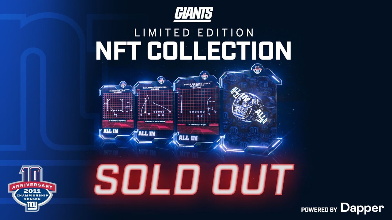 Dapper labs launch limited-edition NFT collection to honor Giants 10th  anniversary celebration