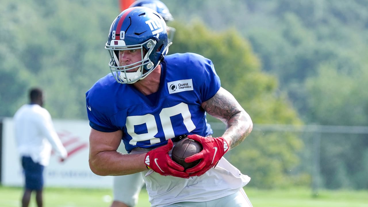 New York Giants' Kyle Rudolph has been assigned jersey No. 80