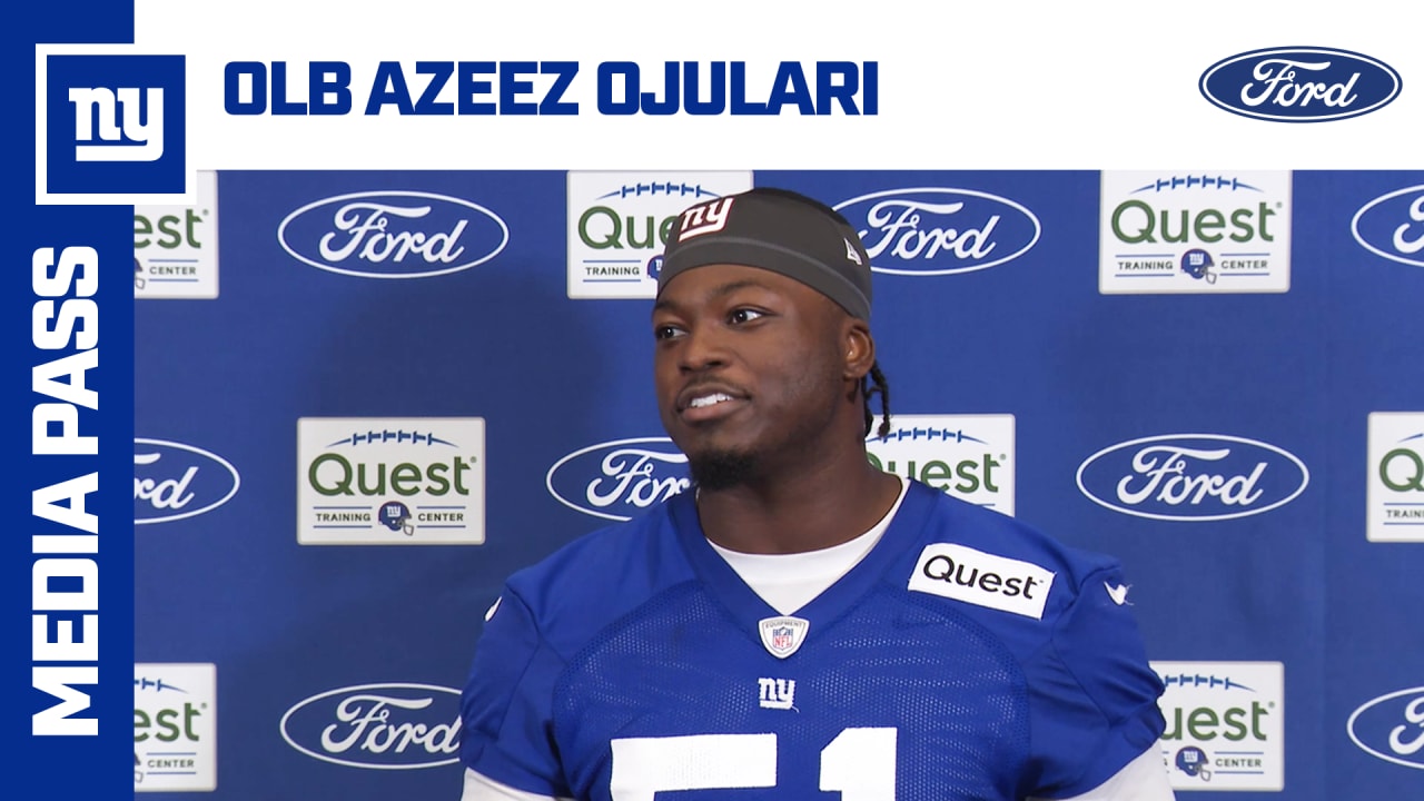 Azeez Ojulari, New York Giants ED, NFL and PFF stats