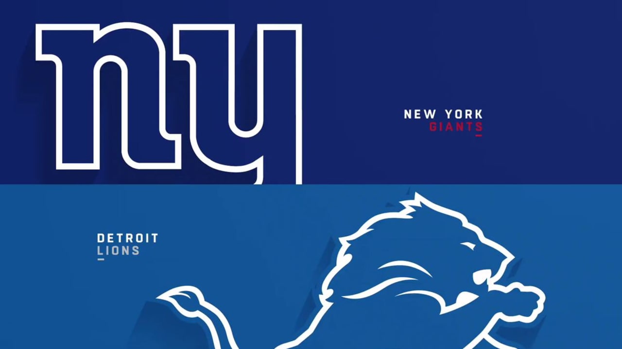 New York Giants vs. Detroit Lions