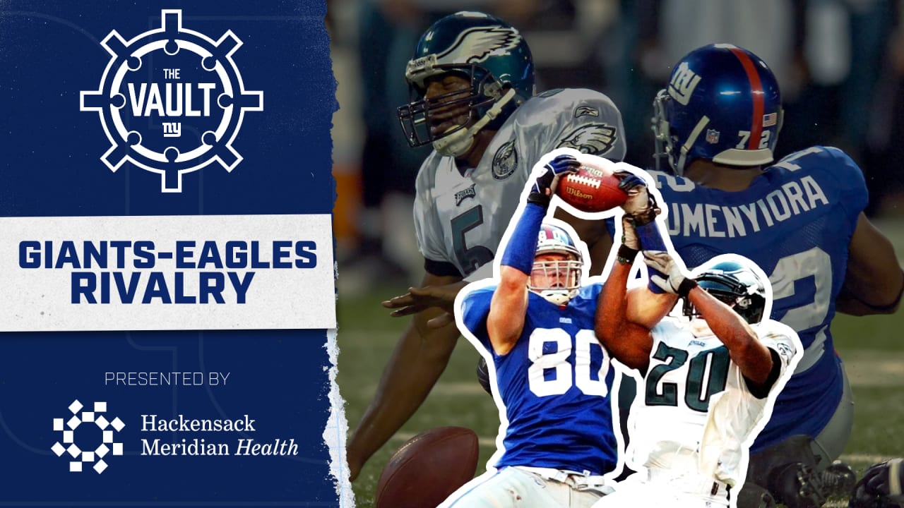 Giants vs. Eagles One of the NFL's fiercest rivalries