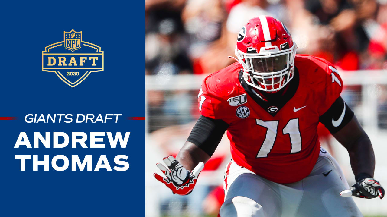 Andrew Thomas: Photos of the Giants' 2020 first-round pick