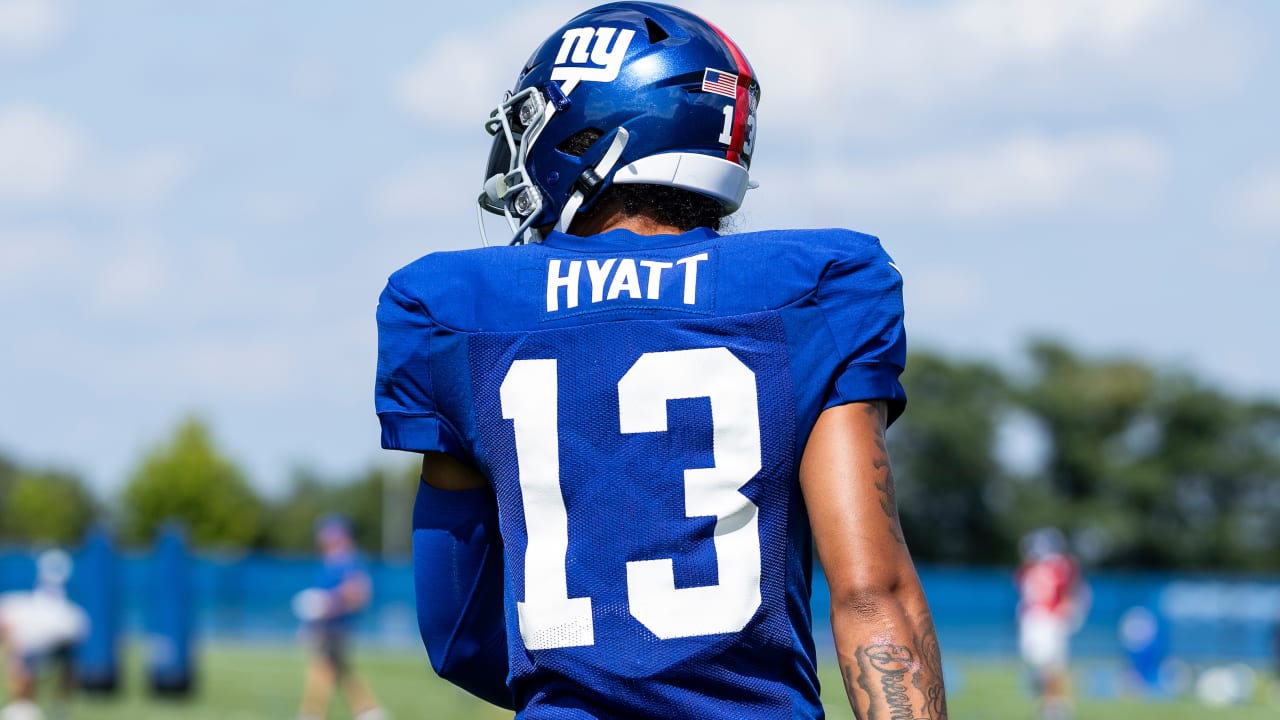 Giants' Jalin Hyatt wants 'my own legacy' with No. 13 jersey - Big