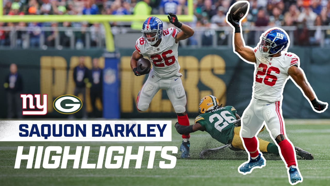 Barkley seals win for resurgent New York Giants over Green Bay