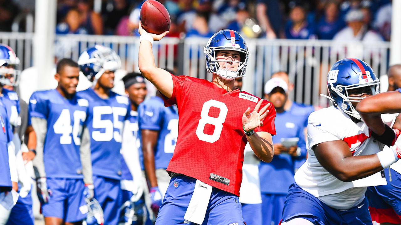 Daniel Jones turns in best practice of Giants camp in Tuesday heat – New  York Daily News