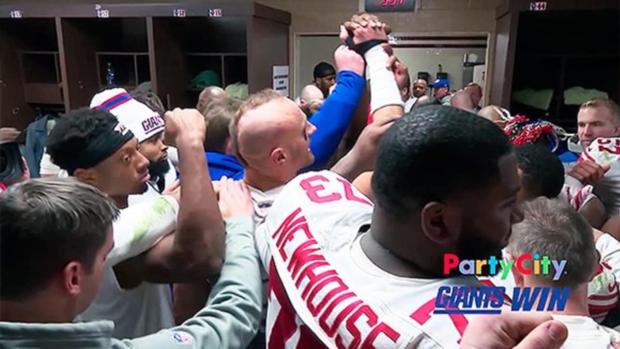 Watch Giants Locker Room Celebration