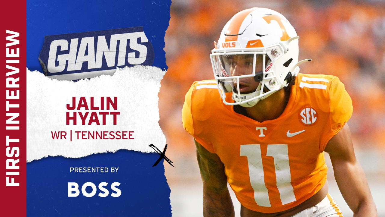 Tennessee's Jalin Hyatt receives the 2022 Biletnikoff Award