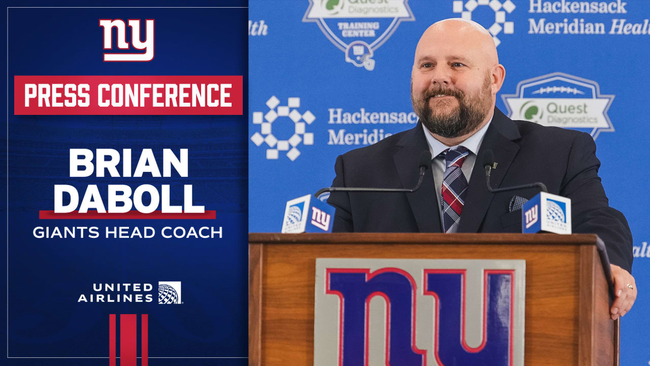 Giants Head Coach Brian Daboll introductory press conference