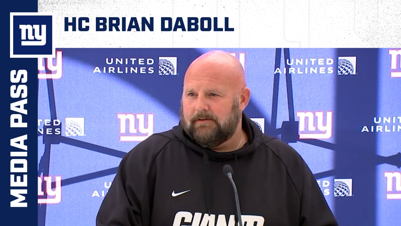 Coach Brian Daboll speaks from London, updates injuries