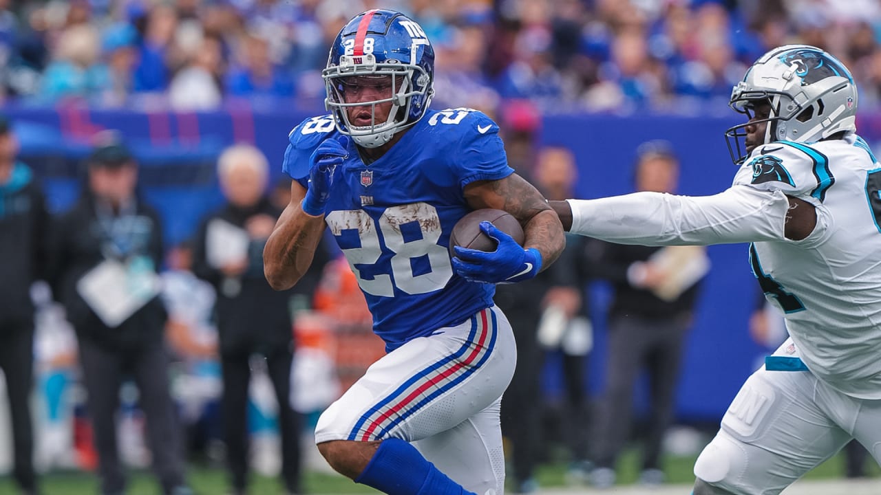 Giants RB Devontae Booker Bursts For Touchdown Against Panthers