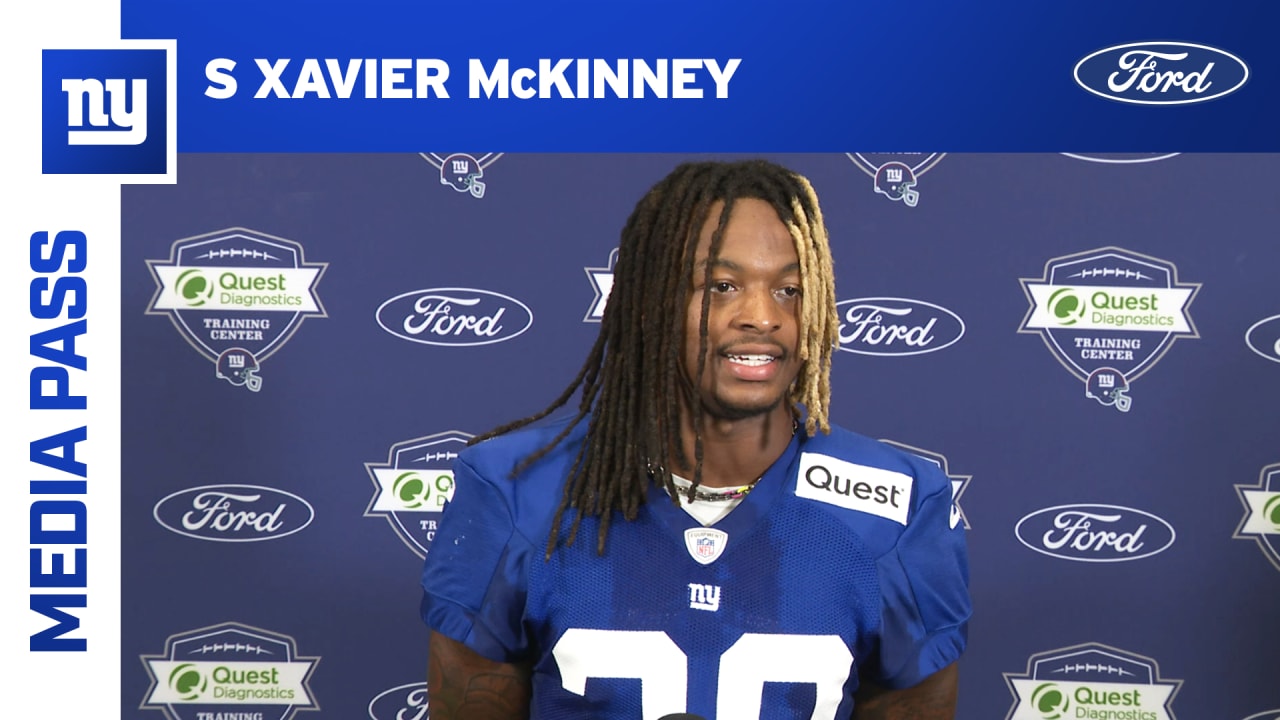 S Xavier McKinney designated for return to practice