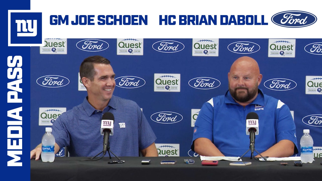 GM Joe Schoen & Coach Brian Daboll Preview 2022 Training Camp