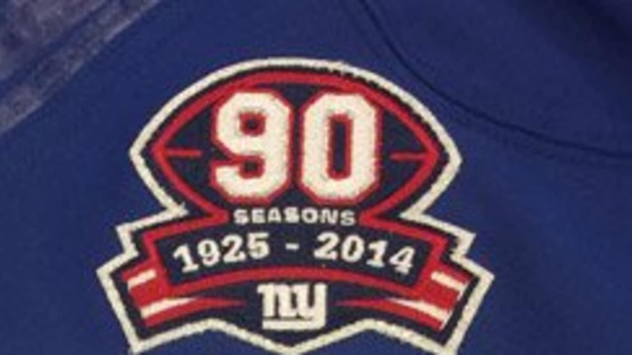 Giants unveil 90th season patch