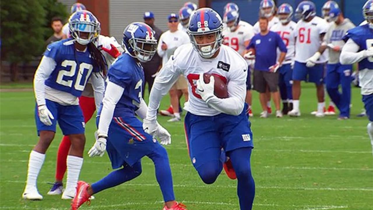 Giants Practice Spotlight Tight Ends