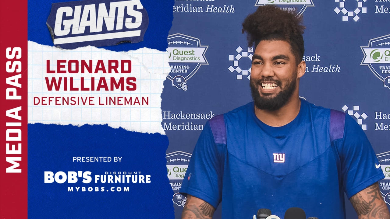 DL Leonard Williams There's a 'contagious energy' within the team
