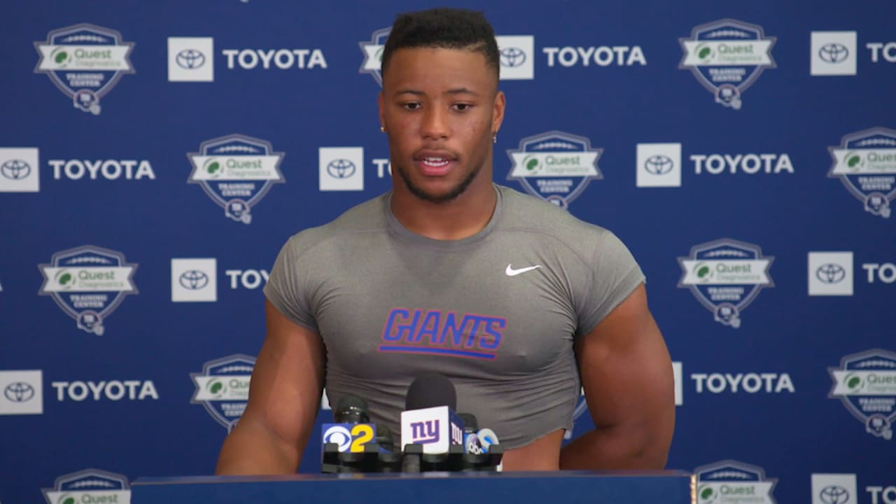 Saquon Barkley scrubs mention of Giants from his social media accounts