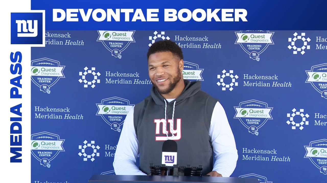 Giants' Devontae Booker is a healthy scratch already in Week 3 vs. Falcons,  making a strange free agent signing look even worse 