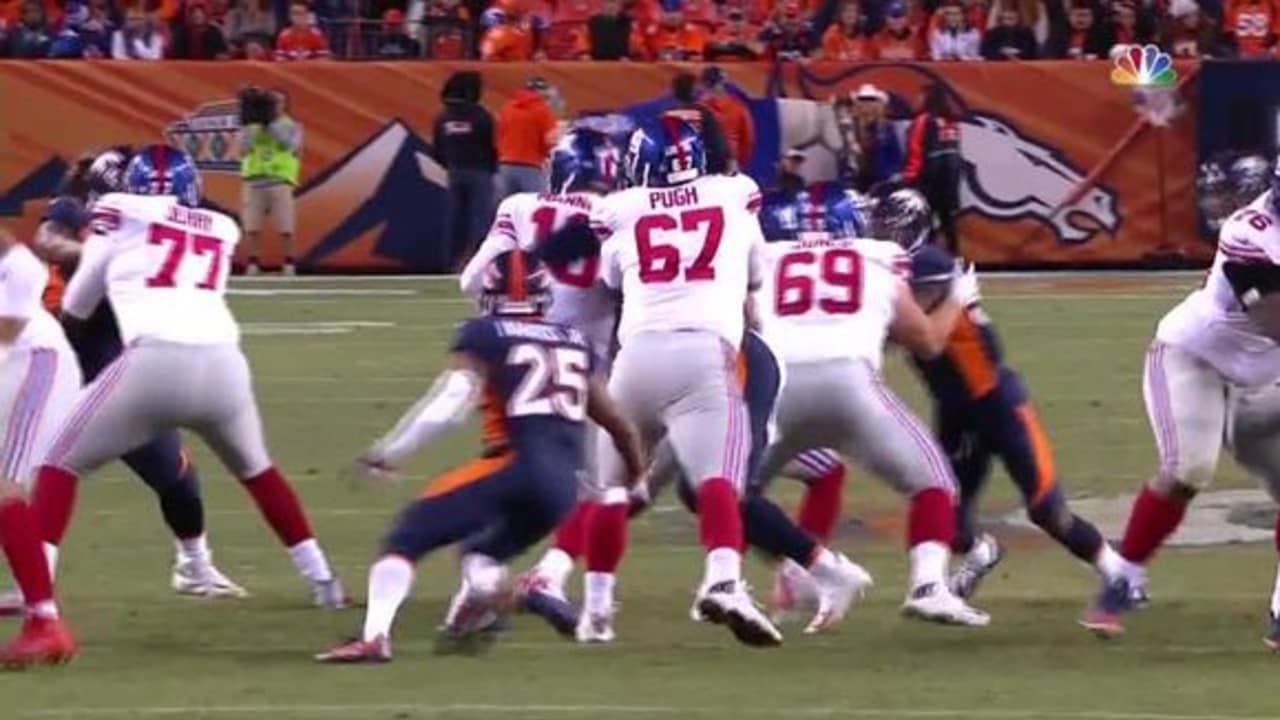 Von Miller sacks Eli Manning