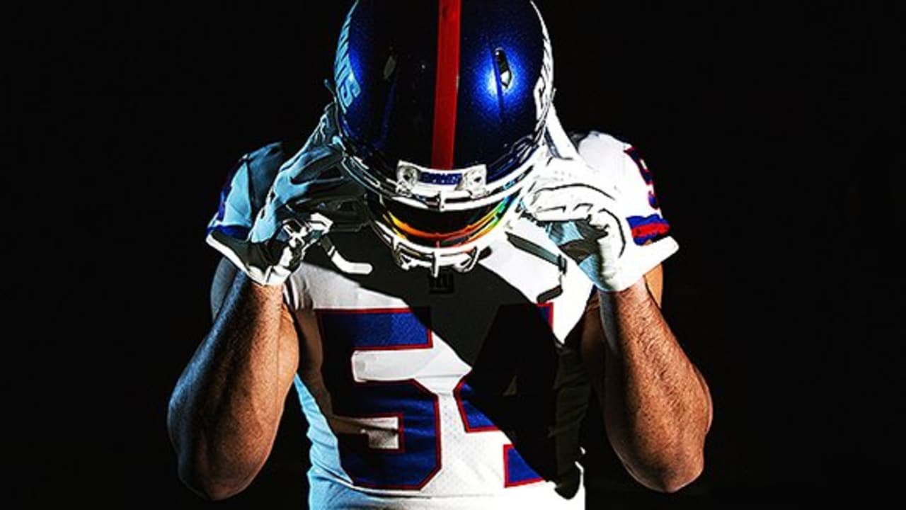 New York Giants on X: Giants unveil new color rush uniforms! READ:   #TNF #ColorRush  / X